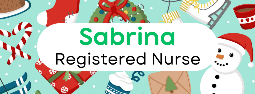 Christmas Name Badge - Rectangle