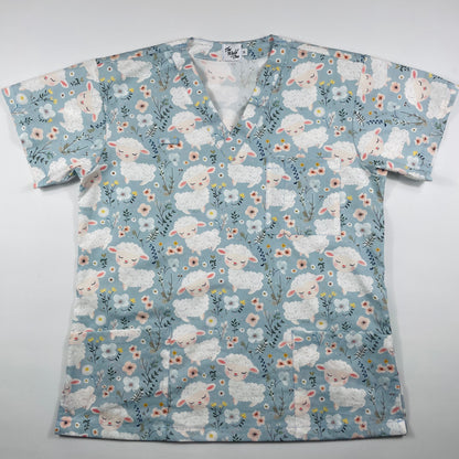 Easter Scrub Top - Counting Sheep