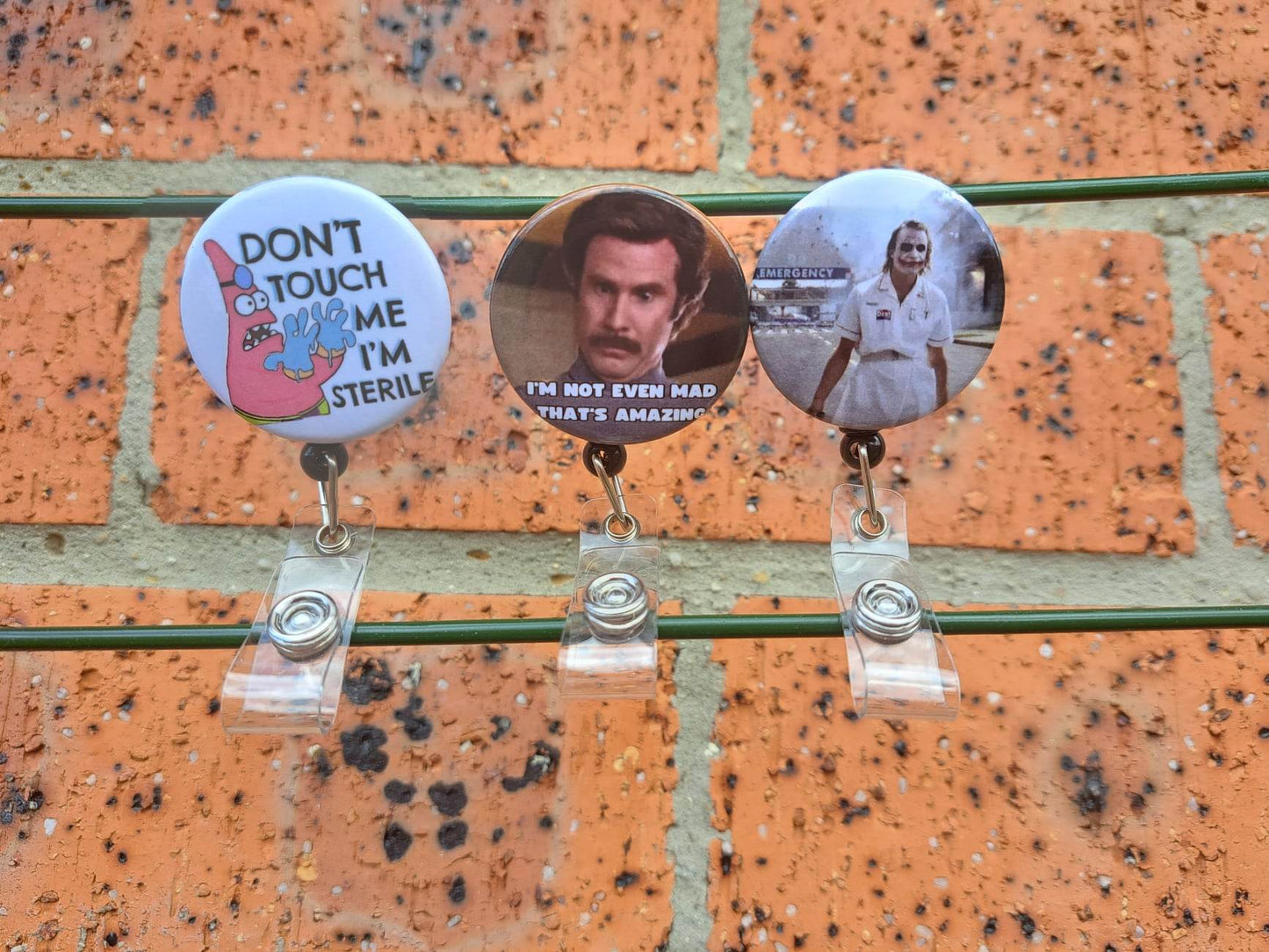 Interchangeable Badge Reel - Memes