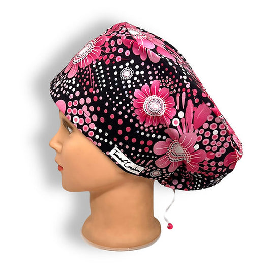 Pink Dreamtime Scrub Cap