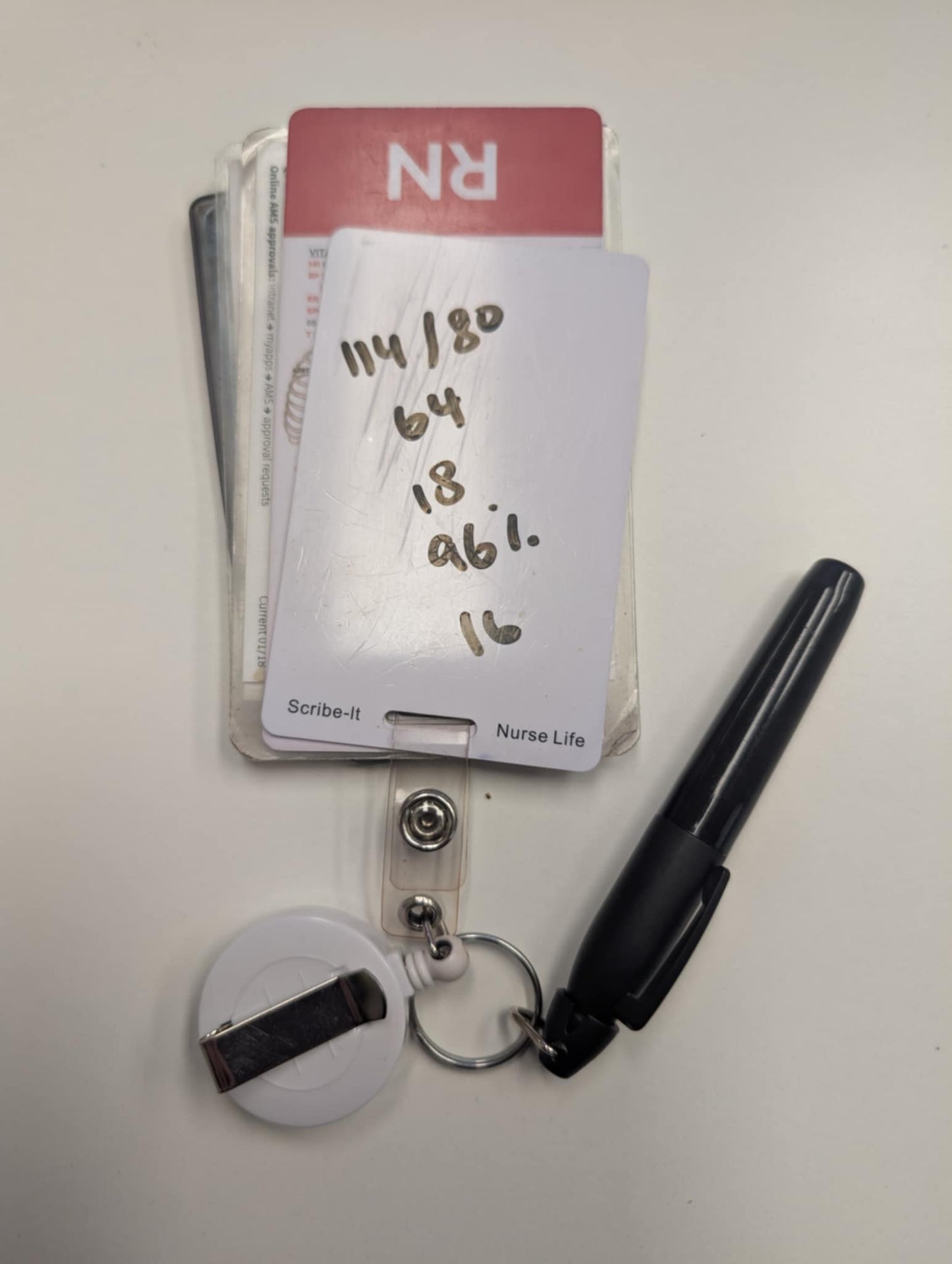 Scribe It - Erasable Badge Card