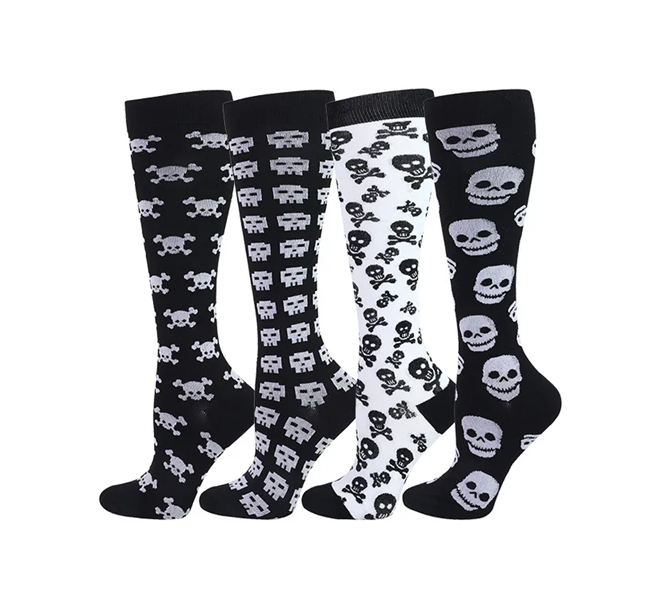 Fun Compression Sock Bundle - Skull Squad