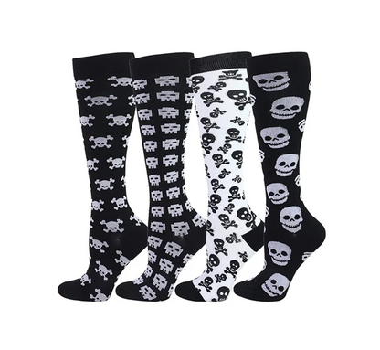 Fun Compression Sock Bundle - Skull Squad
