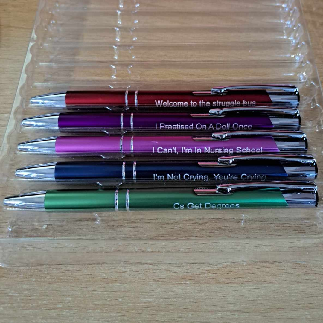 Sarcastic Pen Set - Student Nurse
