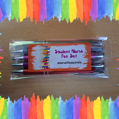 Sarcastic Pen Set - Student Nurse
