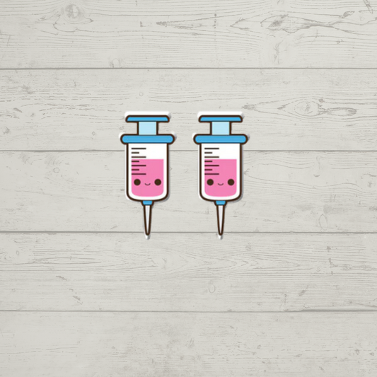 Acrylic Studs - Syringe