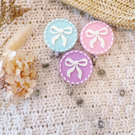 Vintage Bow Badge Reel