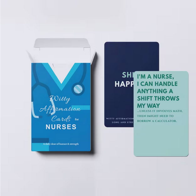 Witty Affirmation Cards for Nurses