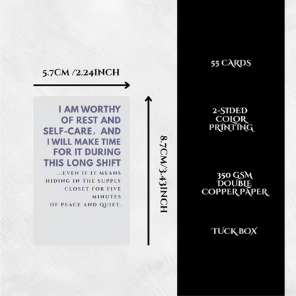 Witty Affirmation Cards for Nurses