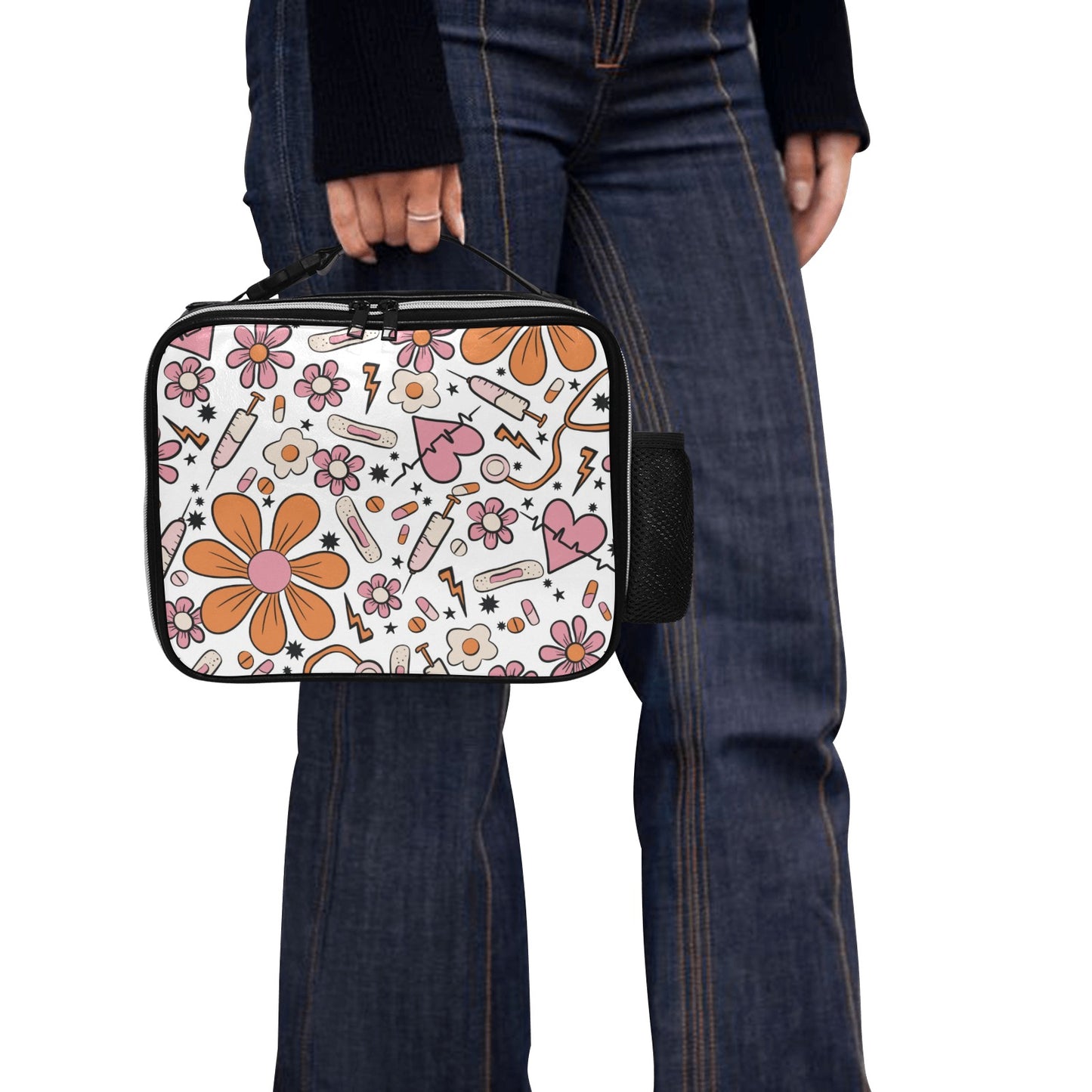Retro Nurse - PU Leather Lunch Bag