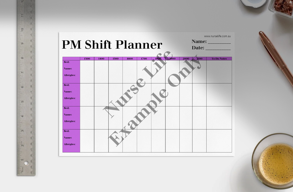 Nurse Shift Planner Nurse Life nurse-shift-planner-nurse-life
